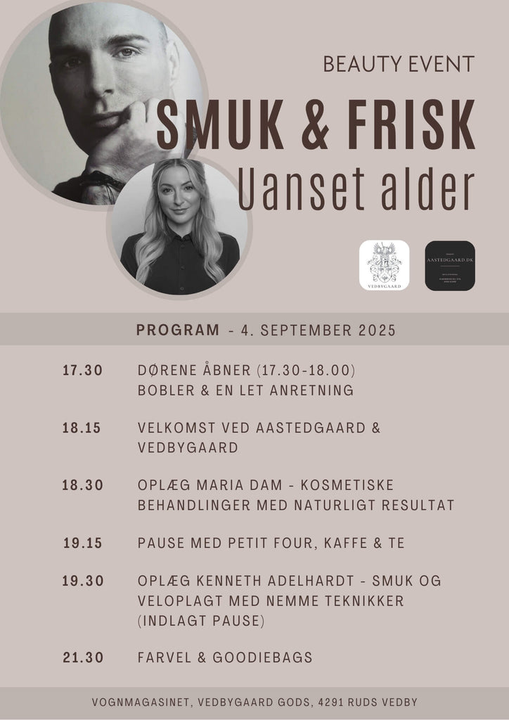 Beauty Event på Vedbygaard Gods inkl. goodiebag