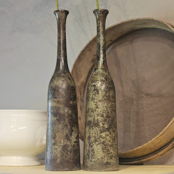 Gammel bronze vase flaskeform