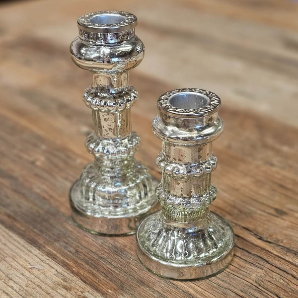 Lysestage Fattigmandssølv - 2 størrelser