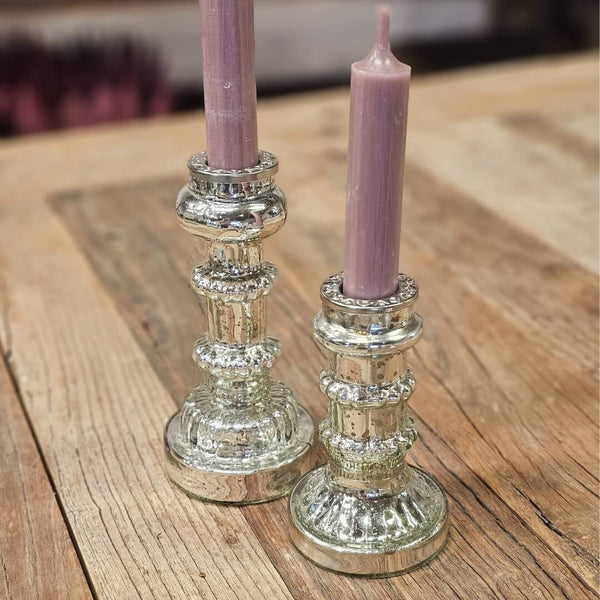 Lysestage Fattigmandssølv - 2 størrelser