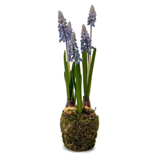 Kunstig Perlehyacint blå potteplante