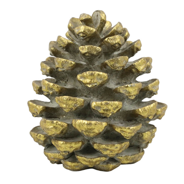 Stor deko Kogle guld stående