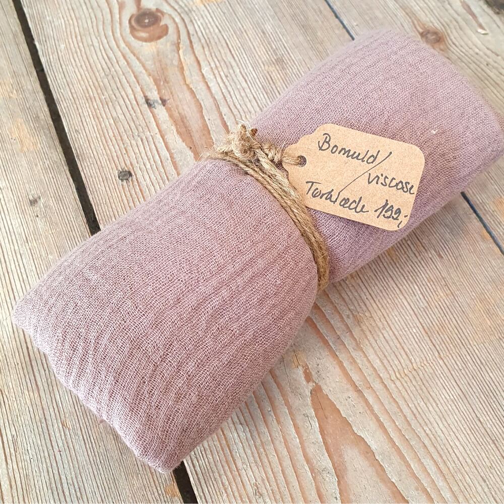 Sierra Tørklæde bomuld viscose mauve