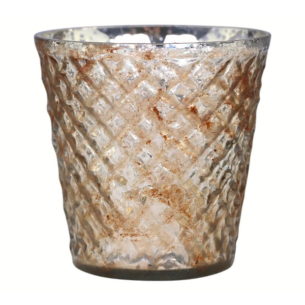 Fyrfadsstage antique champagne