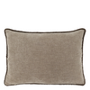 Aix Pudebetræk chenille m piping 50x35 latte