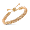 The Braided flettet Armbånd guldfarvet