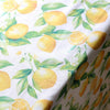 Bomuldsdug med citroner 240 x 140