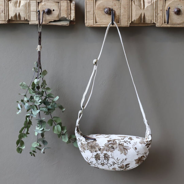 Bumbag Taske mønster guld/creme
