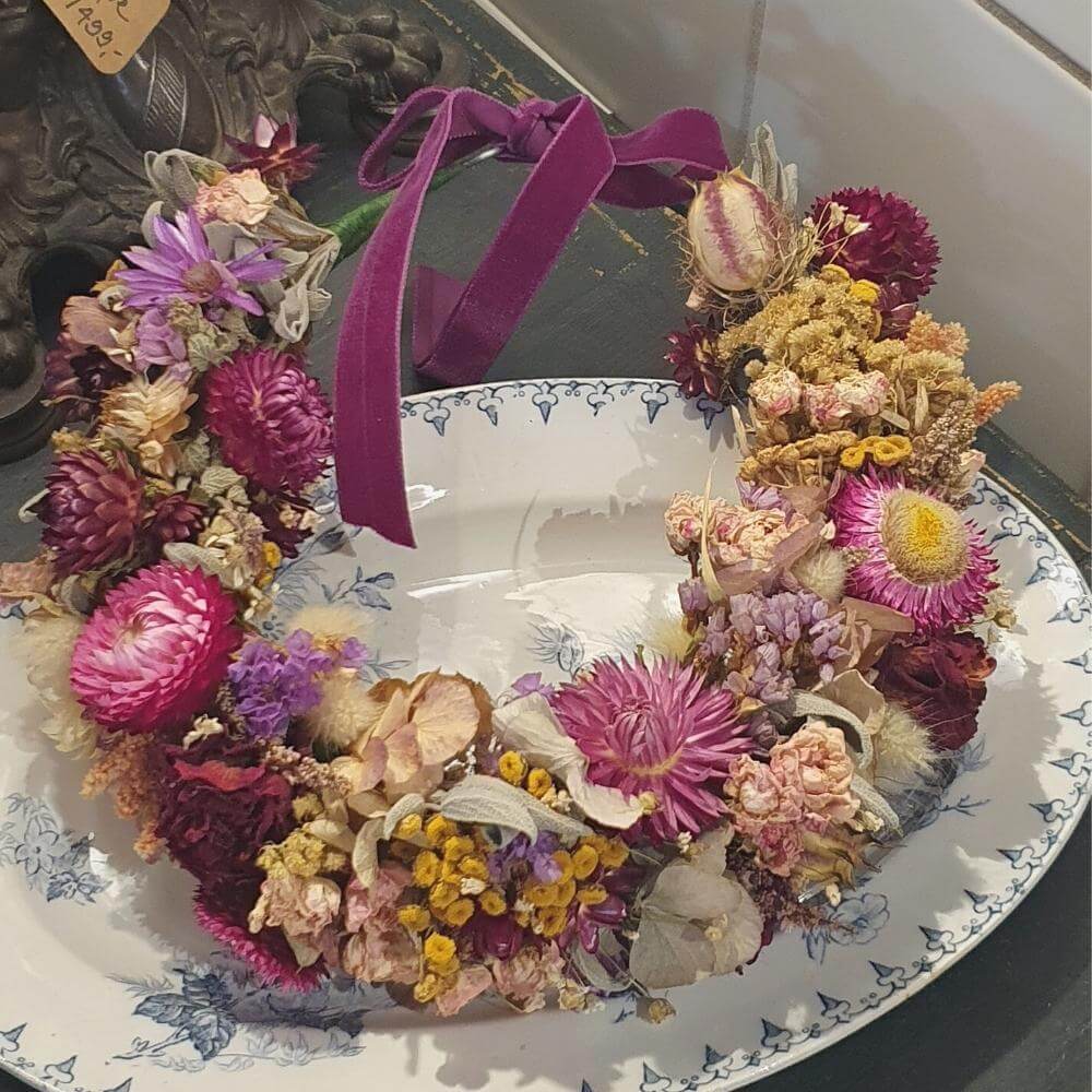 Tørret Blomsterkrans Helkrans