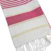 Fouta Hammam Håndklæde bomuld fuchsia