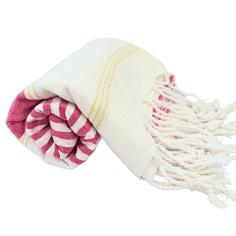 Fouta Hammam Håndklæde bomuld fuchsia