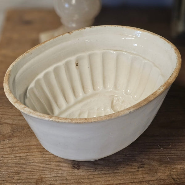 Antik victoriansk Buddingeform keramik