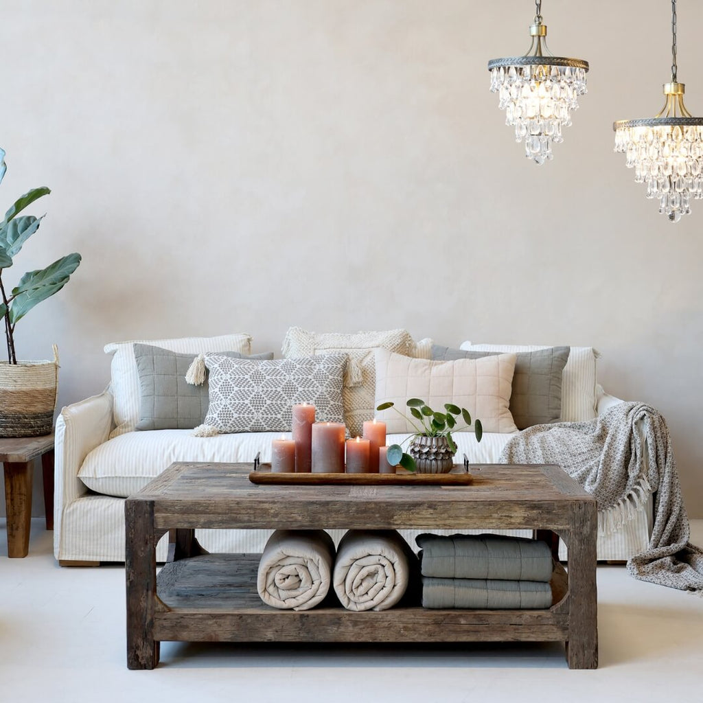 Grimaud Rustikt Sofabord i genbrugstræ