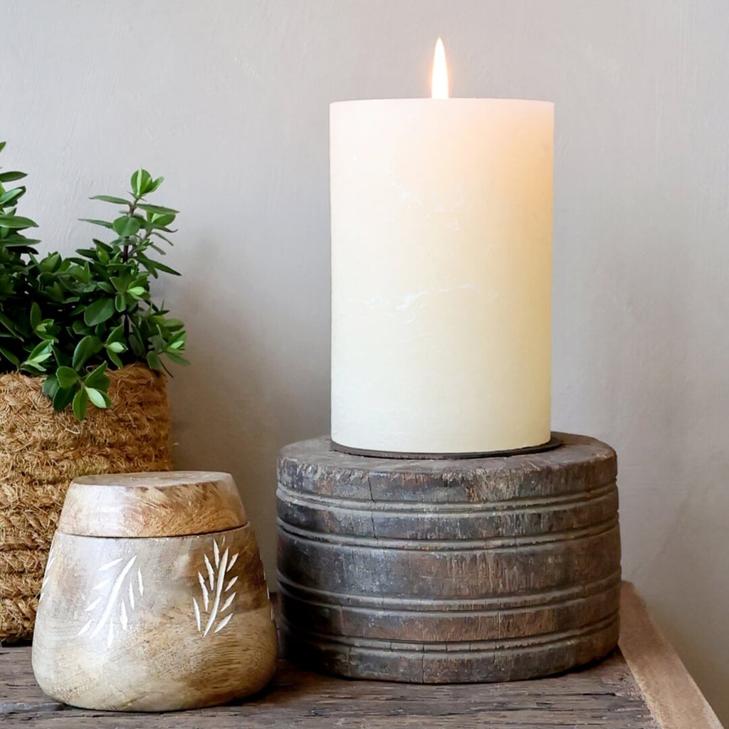 Grimaud Træ Lysestage til bloklys