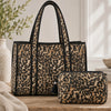 Holiday Shopper & Toilettaske leopard print