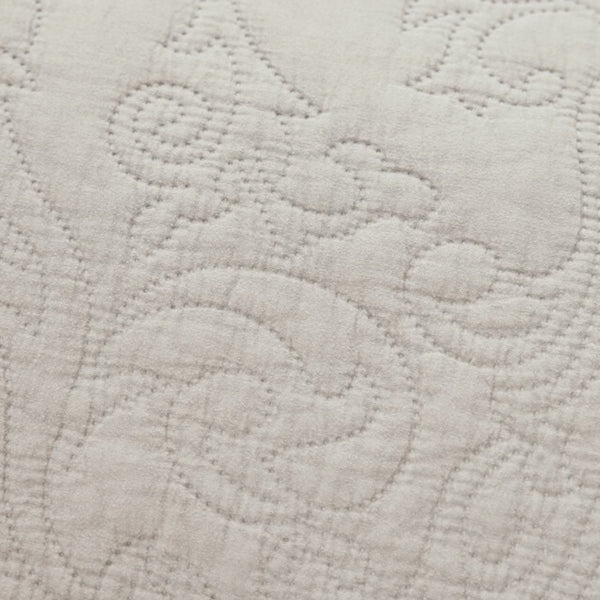 Isabelle stort Pudebetræk quiltet sand 60 x 60