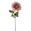Kunstig Dahlia støvet rosa 45 cm
