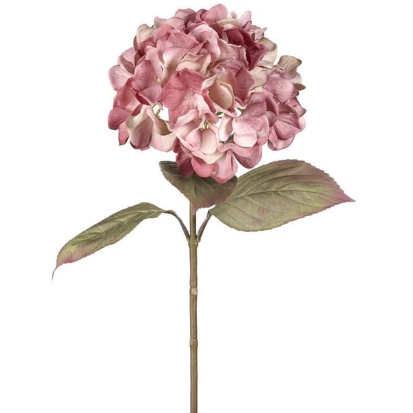 Kunstig Luksus Hortensia rosa 65 cm