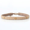 Little Star perlevævet Armbånd antique beige