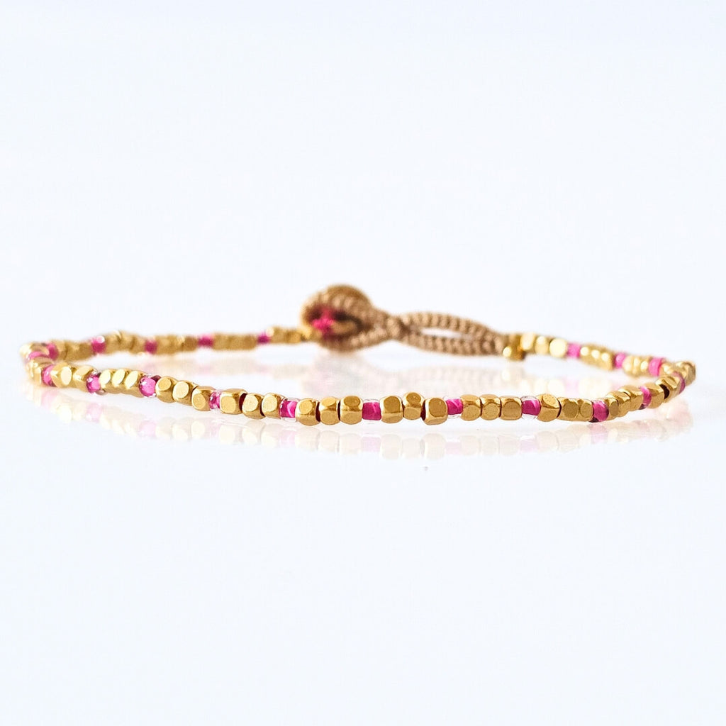 Lulu Maxie Armbånd fuchsia