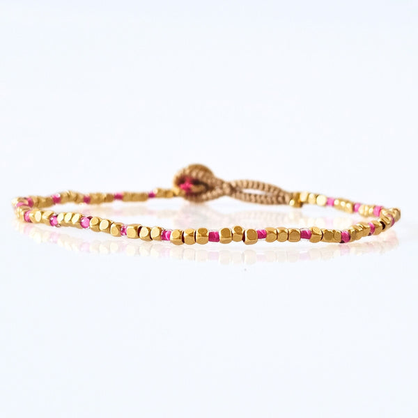 Lulu Maxie Armbånd fuchsia