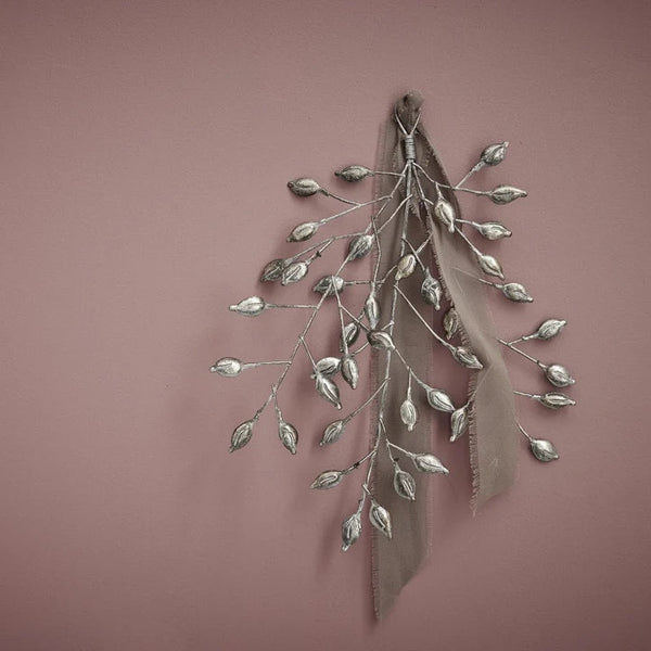 Misella Mistelten 30 cm Antique Silver Jern