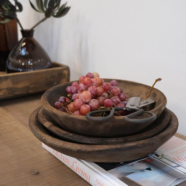 Original indisk Træskål