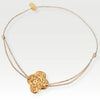 Oxalis lurex Armbånd forgyldt kløver