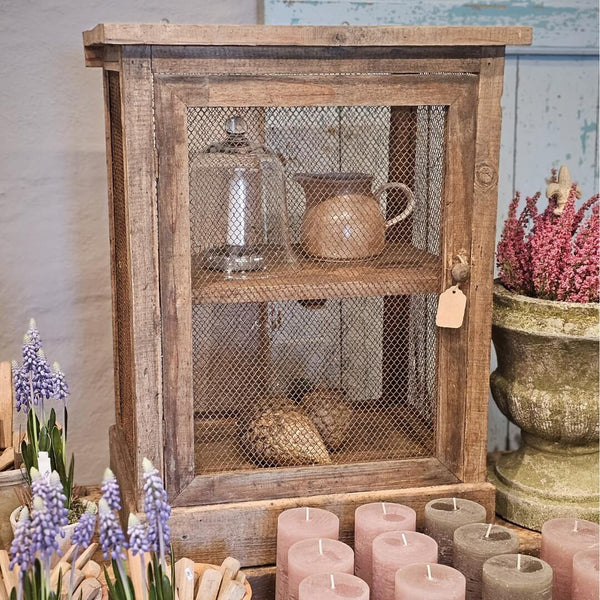 Vintage Flueskab med patina