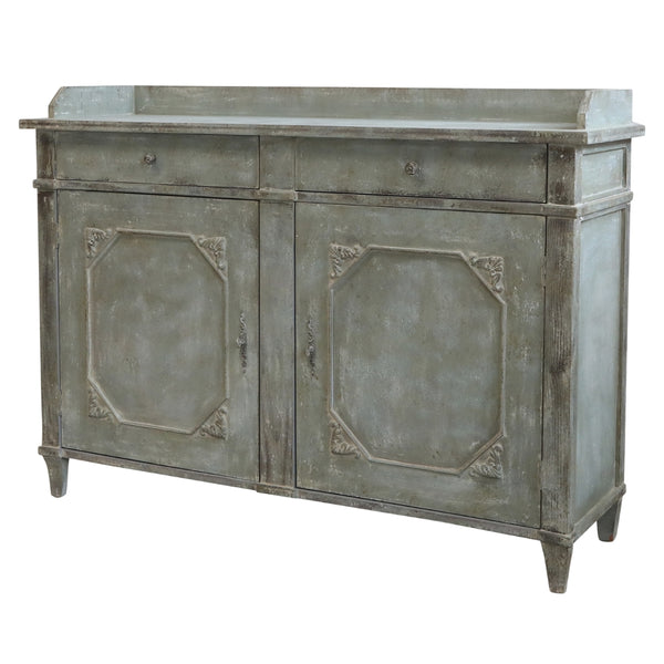 Skænk med låger & skuffer sart turkis