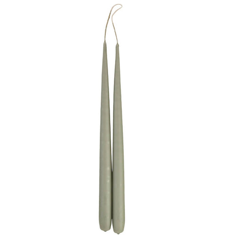 Stagelys 2 stk. 33 cm mosgrøn