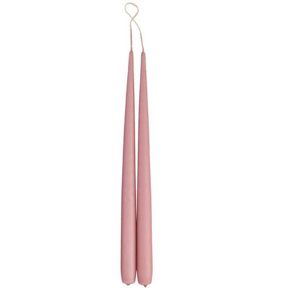Stagelys 2 stk. 33 cm rosa malva
