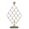 Stativ til julekugler med topstjerne antique messing