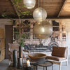 Stor Rund loftlampe metal 50 cm
