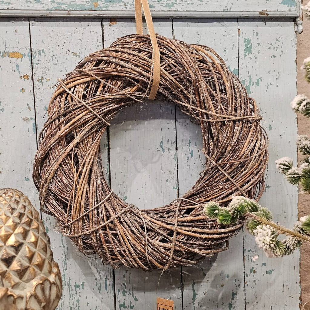 Stor twister rattan Dørkrans