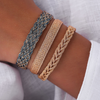 The Braided flettet Armbånd guldfarvet