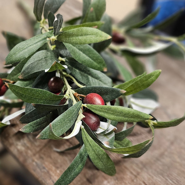 Kunstig Oliven Gren med bær