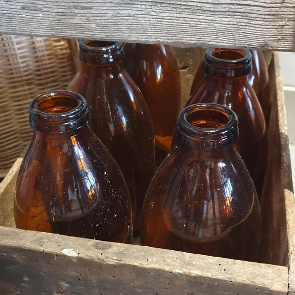 Brune Mælkeflasker 1 ltr.